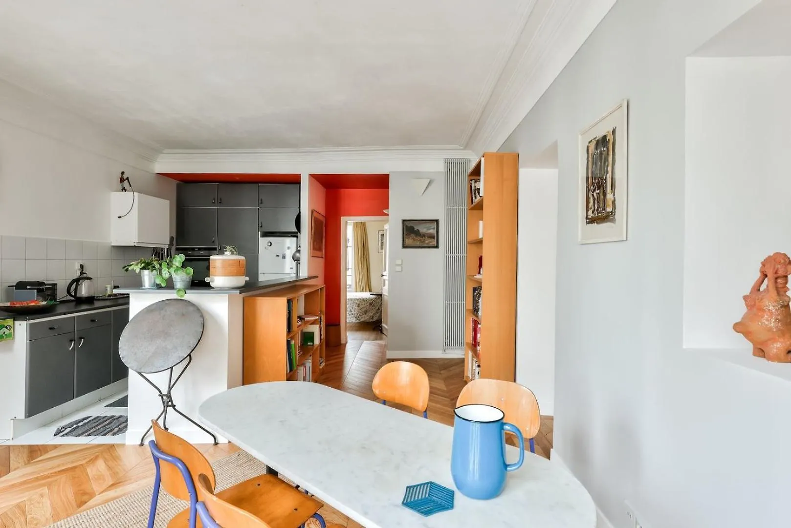 Chic Retreat, Central Marais Parijs Appartement